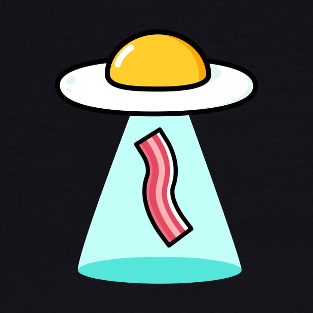 Breakfast Egg Bacon  UFO Sci Fi by happinessinatee